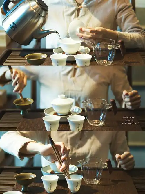 上海大圈品茶工作室双人品茶套餐茶席布置